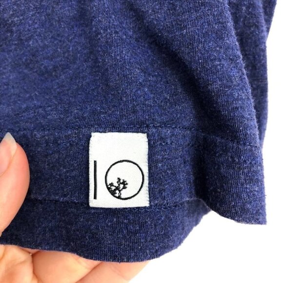 Tentree 10 Tree navy blue  mustard yellow logo graphic logo SP - Picture 7 of 14